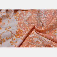 Ladda upp bild till gallerivisning, Yaro ringsjal - Flowersnake Duo Honey Orange Tencel Ring Sling - 70% bomull, 30% tencel
