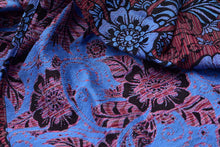 Laden Sie das Bild in den Galerie-Viewer, Yaro ringsjal - Ava Duo Black Blue Random Redy Ring Sling - 100% bomull
