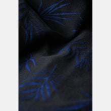 Ladda upp bild till gallerivisning, Yaro vävd sjal - Bahamas Black Dark-Blue Hemp - 80% bomull, 20% hampa - Utförsäljning!

