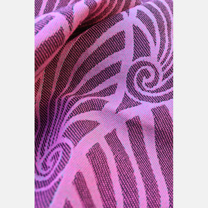Yaro vävd sjal - Dandy Duo Black Green Pink Repreve Wool Blend - 40% bomull, 30% repreve, 20% merinoull, 10% silke - Utförsäljning!