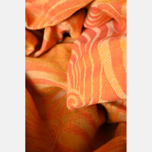 Load image into Gallery viewer, Yaro Woven wrap - Dandy Duo Red Gold Wool Blend - 70% Cotton, 20% Wool, 10% Silk - Sale!
