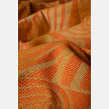 Load image into Gallery viewer, Yaro Woven wrap - Dandy Duo Red Gold Wool Blend - 70% Cotton, 20% Wool, 10% Silk - Sale!
