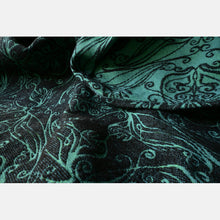 Laden Sie das Bild in den Galerie-Viewer, Yaro ringsjal - Elvish Duo Black Petrol Cashmere Tencel Ring Sling - 50% bomull, 30% kashmir, 20% tencel - Utförsäljning!
