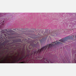 Yaro ringsjal - Elvish Duo Pink Turkis Grey Tencel Ring Sling - 80% bomull, 20% tencel