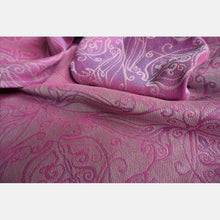 Load image into Gallery viewer, Yaro ringsjal - Elvish Duo Pink Turkis Grey Tencel Ring Sling - 80% bomull, 20% tencel
