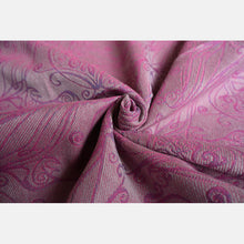 Load image into Gallery viewer, Yaro ringsjal - Elvish Duo Pink Turkis Grey Tencel Ring Sling - 80% bomull, 20% tencel
