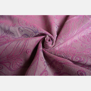 Yaro ringsjal - Elvish Duo Pink Turkis Grey Tencel Ring Sling - 80% bomull, 20% tencel