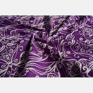 Yaro ringsjal - Elvish Duo Purple Cashmere Ring Sling - 50% bomull, 50% kashmir