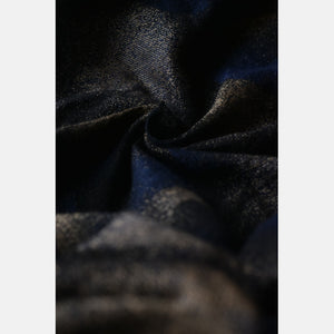 Yaro ringsjal - Exoplanet Duo Camel Black Blue Wool Blend - 50% bomull, 30% ull, 20% tencel - Utförsäljning!