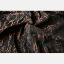 Ladda upp bild till gallerivisning, Yaro vävd sjal - Four Winds Black Brown Linen - 60% bomull, 40% linne
