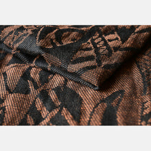 Ladda upp bild till gallerivisning, Yaro ringsjal - Four Winds Black Brown Linen Ring Sling - 60% bomull, 40% linne
