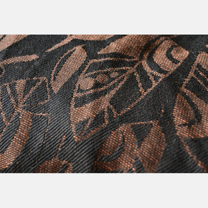 Yaro vävd sjal - Four Winds Black Brown Linen - 60% bomull, 40% linne - Utförsäljning!