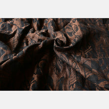 Load image into Gallery viewer, Yaro vävd sjal - Four Winds Black Brown Linen - 60% bomull, 40% linne
