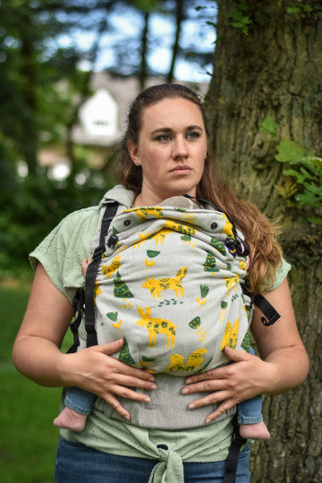 Yaro Hug Carrier - Skog Yellow Green Chenille - 100% bomull