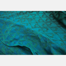Laden Sie das Bild in den Galerie-Viewer, Yaro Ringsling – La Fleur Meta Schwarz Grün Petrol Ring Sling – 100 % Baumwolle – Sale!
