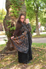 Yaro ringsjal - La Fleur Meta Black Petrol Bronze Modal Ring Sling - 70% bomull, 30% modal