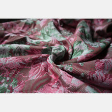 Ladda upp bild till gallerivisning, Yaro ringsjal - La Peonia Trinity Fuchsia Green Tencel Ring Sling - 80% bomull, 20% tencel - Utförsäljning!
