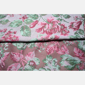 Yaro ringsjal - La Peonia Trinity Fuchsia Green Tencel Ring Sling - 80% bomull, 20% tencel - Utförsäljning!