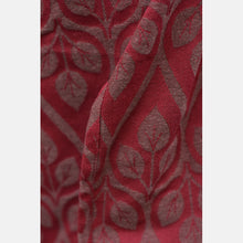 Load image into Gallery viewer, Yaro Ring Sling - Yaro La Vita Burgundy Gray Wool Blend Ring Sling - 60% Cotton, 30% Wool, 5% Silk, 5% Cashmere
