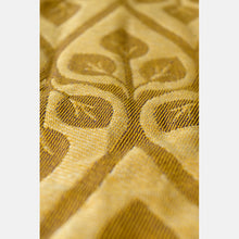 Load image into Gallery viewer, Yaro Ring Shawl - La Vita Duo Yellow Dark-Purple Linen - 70% Cotton, 30% Linen - Sale!
