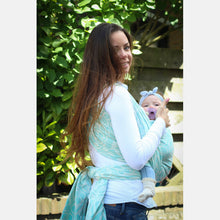 Load image into Gallery viewer, Yaro woven wrap - La Vita Mint - 100% cotton
