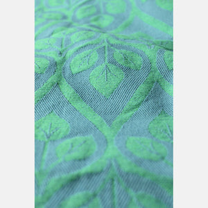 Yaro vävd sjal - La Vita Petrol Green Wool Blend - 60% bomull, 30% merinoull, 5% silke, 5% kashmir - Utförsäljning!