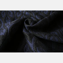 Laden Sie das Bild in den Galerie-Viewer, Yaro vävd sjal - La Vita Puffy Black Navy Alpaca Wool - 40% bomull, 40% Baby alpacka, 20% merinoull - Utförsäljning!
