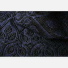 Laden Sie das Bild in den Galerie-Viewer, Yaro vävd sjal - La Vita Puffy Black Navy Alpaca Wool - 40% bomull, 40% Baby alpacka, 20% merinoull - Utförsäljning!
