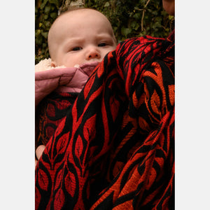 Yaro vävd sjal - La Vita Trinity Firebird Rainbow High Wool - 50% bomull, 50% merinoull - Utförsäljning!