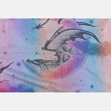 Ladda upp bild till gallerivisning, Yaro ringsjal - Moonkeeper Duo Celestial Rainbow Black Ring Sling - 100% bomull

