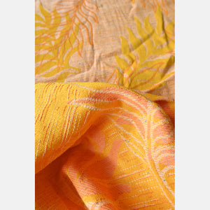Yaro ringsjal - Oasis Duo Yellow Peach Confetti Ring Sling - 99% bomull, 1% polyester - Utförsäljning!