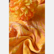 Ladda upp bild till gallerivisning, Yaro vävd sjal - Oasis Duo Yellow Peach Confetti - 99% bomull, 1% polyester - Utförsäljning!
