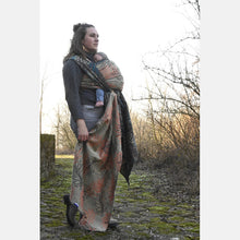 Laden Sie das Bild in den Galerie-Viewer, Yaro vävd sjal - Oasis Trinity Yellow Blue Red Wool Tencel - 50% bomull, 30% merinoull, 20% tencel - Utförsäljning!
