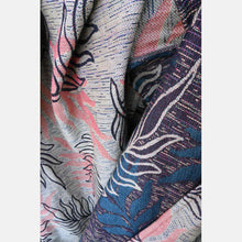 Laden Sie das Bild in den Galerie-Viewer, Yaro vävd sjal - Oasis Trinity Yellow Blue Red Wool Tencel - 50% bomull, 30% merinoull, 20% tencel - Utförsäljning!
