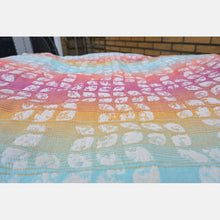 Load image into Gallery viewer, Yaro woven wrap - Petals Ultra Bonbon Rainbow Linen - 60% cotton, 30% linen, 5% seacell, 5% kapok

