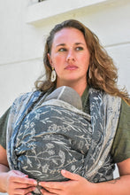 Load image into Gallery viewer, Yaro woven wrap - Terra Duo Brown Black Wool - 70% cotton, 30% Merino wool
