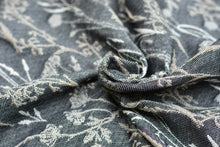 Load image into Gallery viewer, Yaro woven wrap - Terra Duo Brown Black Wool - 70% cotton, 30% Merino wool

