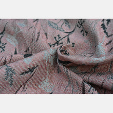 Laden Sie das Bild in den Galerie-Viewer, Yaro vävd sjal - Terra Duo Old Rose Black Silk - 70% bomull, 30% silke
