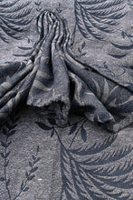 Load image into Gallery viewer, Yaro woven wrap - Tropical Black Origami Melange Linen - 60% cotton, 40% linen
