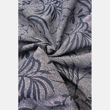 Load image into Gallery viewer, Yaro woven wrap - Tropical Black Origami Melange Linen - 60% cotton, 40% linen
