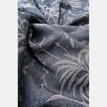 Load image into Gallery viewer, Yaro woven wrap - Tropical Black Origami Melange Linen - 60% cotton, 40% linen
