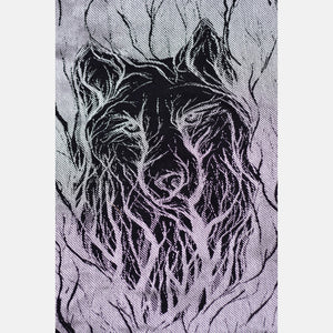 Yaro gewebter tragetuch – Wolf Duo Schwarz Weiß Tencel Seacell – 60 % Baumwolle, 30 % Tencel, 10 % Seacell