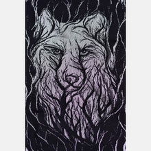 Laden Sie das Bild in den Galerie-Viewer, Yaro gewebter tragetuch – Wolf Duo Schwarz Weiß Tencel Seacell – 60 % Baumwolle, 30 % Tencel, 10 % Seacell
