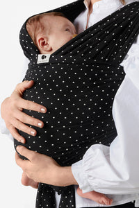 Coracor Small Dot Black Stretchy wrap