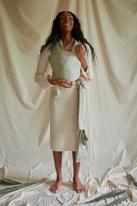 Coracor Natural Dye Olive trikåsjal