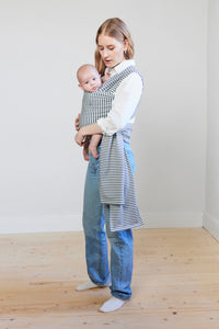 Coracor Stripe Indigo trikåsjal