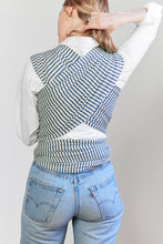 Laden Sie das Bild in den Galerie-Viewer, Coracor Stripe Indigo trikåsjal
