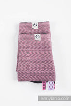 Load image into Gallery viewer, Drool Pads - LITTLE HERRINGBONE OMBRE PINK
