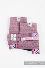 Laden Sie das Bild in den Galerie-Viewer, Drool Pads - LITTLE HERRINGBONE OMBRE PINK
