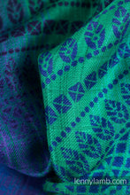 Ladda upp bild till gallerivisning, Muslin Square 65x65cm - PEACOCK&#39;S TAIL - FANTASY
